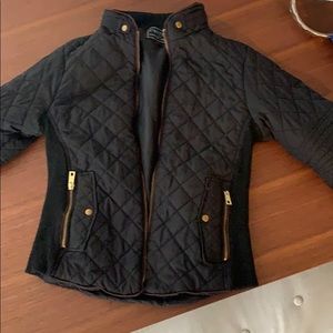 Black and gold jacket
